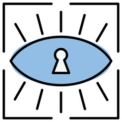 Iris Identification Icon