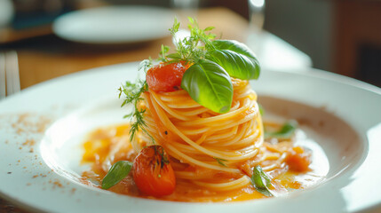 pasta with tomato sauce