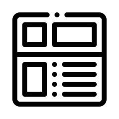 Shipping label line icon