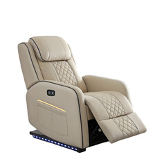 leather chair isolated