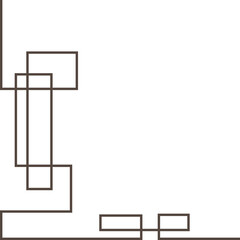 Geometric Oriental Corner