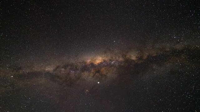 A Panoramic View Of The Starry Sky With The Milky Way Prominently Displayed, Filling The Scene With Cosmic Wonder - Atacama Desert, Chile