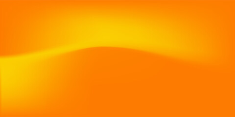 Bright orange-yellow gradient abstract fluid wave background with halftone, modern dynamic wallpaper. Suitable for templates, sales banners, business