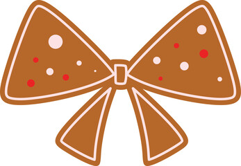 Gingerbread Ribbon Bow