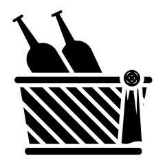 champagne Solid icon