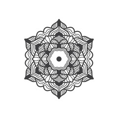 mandala design inspiration with soft black