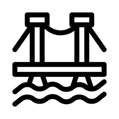 bridge line icon