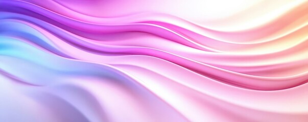 Fototapeta premium A soft, flowing background of pastel colors blending harmoniously, creating a serene and calming visual effect.