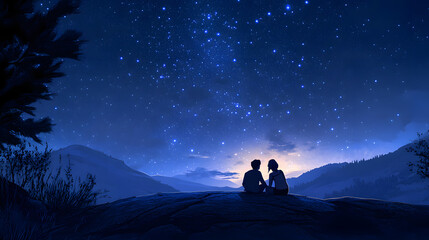 Fototapeta premium Starry moment