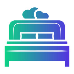 bed Gradient icon
