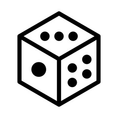 Dice Roll Icon Element For Design