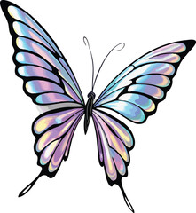 Abstract Butterfly with Bold Vibrancy: A Modern Artistic Interpretation Perfect for Posters, Covers, and Background Designs with a Creative Twist