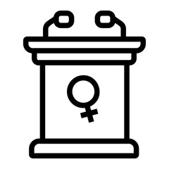 womens day Line Icon