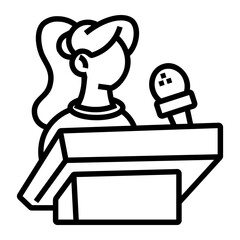 womens day Line Icon