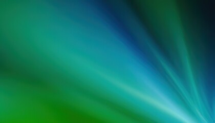 Abstract blurred background - defocused Green and blue gradient