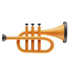 3D Trumpet Illustration