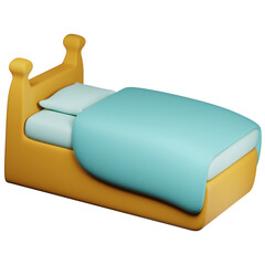 3D Bed Illustration