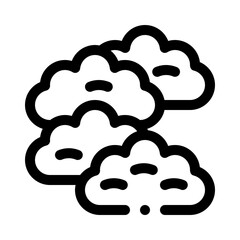 Cloud line icon