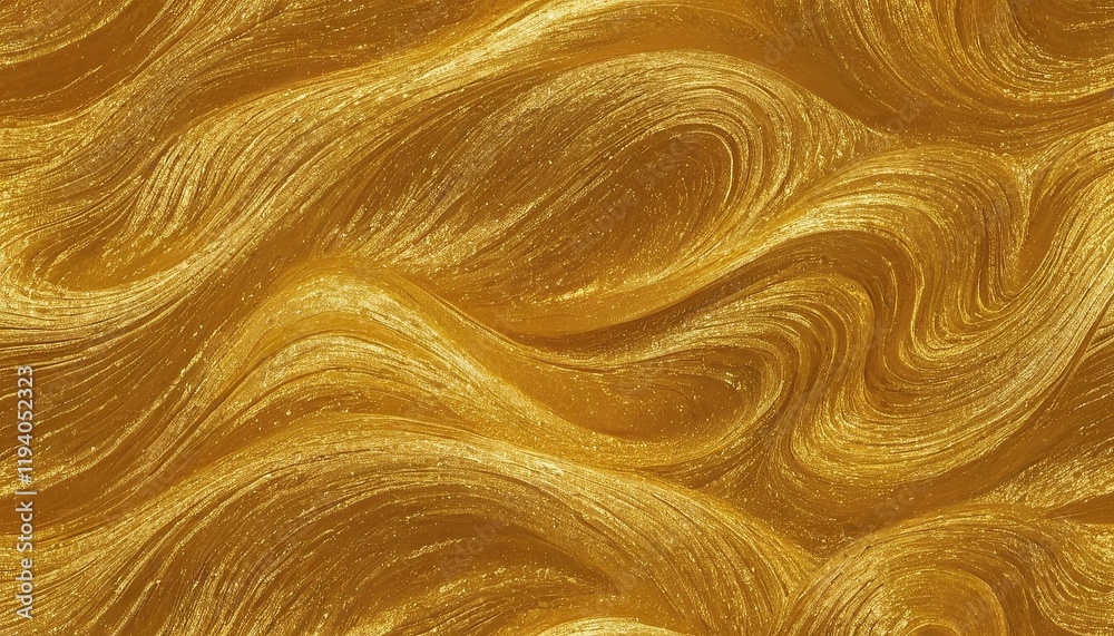 Fototapete abstract golden waves background with space for text.