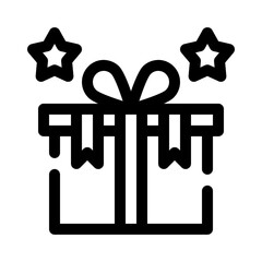 gift box line icon
