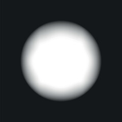 Abstract glowing white circle art illustration vector