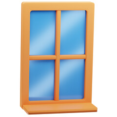 3D Window Illustration