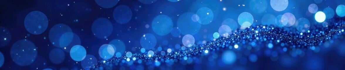 Glittering sapphire bokeh with shimmer and sparkle, sparkle, blue
