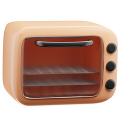 3D Oven Microwave Illustration