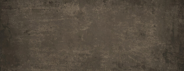 Obraz premium Grunge background with a textured, distressed look. The background is dark brown, featuring a rough, earthy brown surface. Rough concrete texture background. Brown background vector.