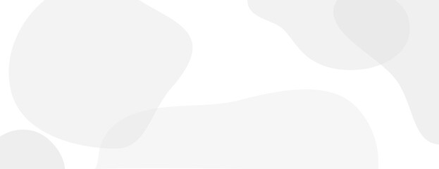 Abstract white background with soft gray shapes. The background features a smooth, minimalist style with white and gray tones. Digital background vector. Gray background.