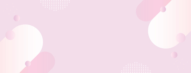Soft pink background with abstract shapes. The background features a pastel pink color and smooth texture, creating a gentle pink ambiance. Geometric gradient background vector. Pink background.