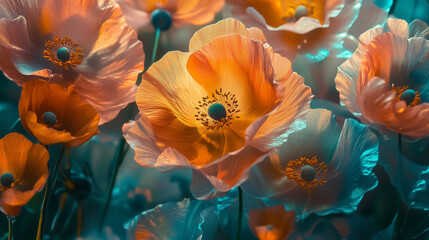 Luxury flower background wallpaper