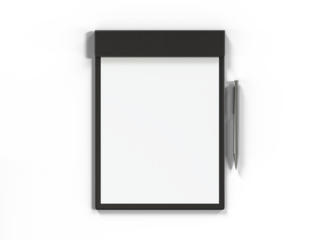 Blank corporate branding stationery mockup with sheets of office paper,  folder and pen. Corporate identity stationery mockup isolated on white background for branding identity