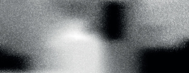 Grainy black and white background, abstract background with a textured, speckled style. Monochrome background with a classic feel. Minimal grainy texture vector gradient background