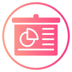 presentation gradient icon