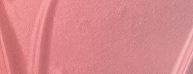 Fototapeta premium Soft pink background with a smooth, velvety texture. The pink background features subtle curved lines, adding a gentle flow. Minimal abstract flow line vector gradient background