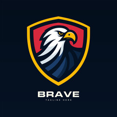 eagle logo badges emblem design