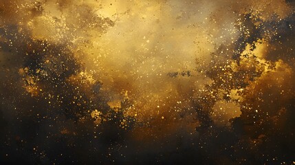 Mesmerizing Burst of Ethereal Golden Lights and Sparks Illuminating the Dark