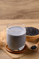 Black sesame milk, Alternative milk (non dairy) made from plant
