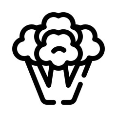 broccoli line icon