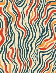 Abstract Wavy Pattern