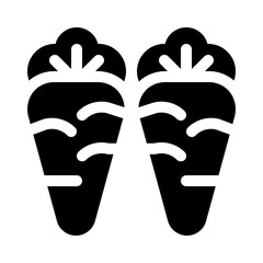 carrot glyph icon