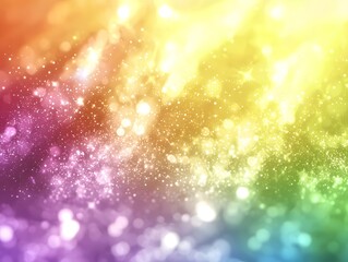 Obraz premium Vibrant Glittering Rainbow Lights Abstract Background Shimmering Cosmos Sparkle Illumination