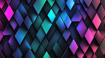 3D tessellated triangular prisms with reflective surfaces and smooth finishes.