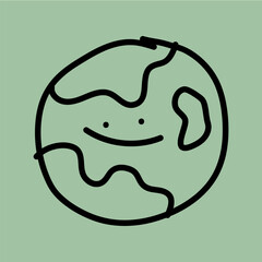 Environment earth planet graphic element vector