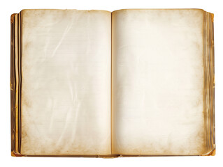 old book isolated on transparent background