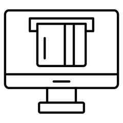 Online Payment   Icon Element For Design