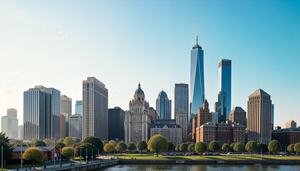 Fototapeta premium city skyline