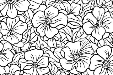 Fototapeta premium Intricate Floral Pattern Design