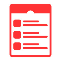 Obraz premium investigation red icon